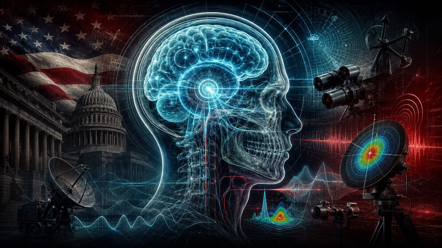 Conceptual intelligence-dossier illustration for Directed Energy Weapons (DEW): Calibrating Signal Measurements against Thermal and Radiation Exposure Baselines