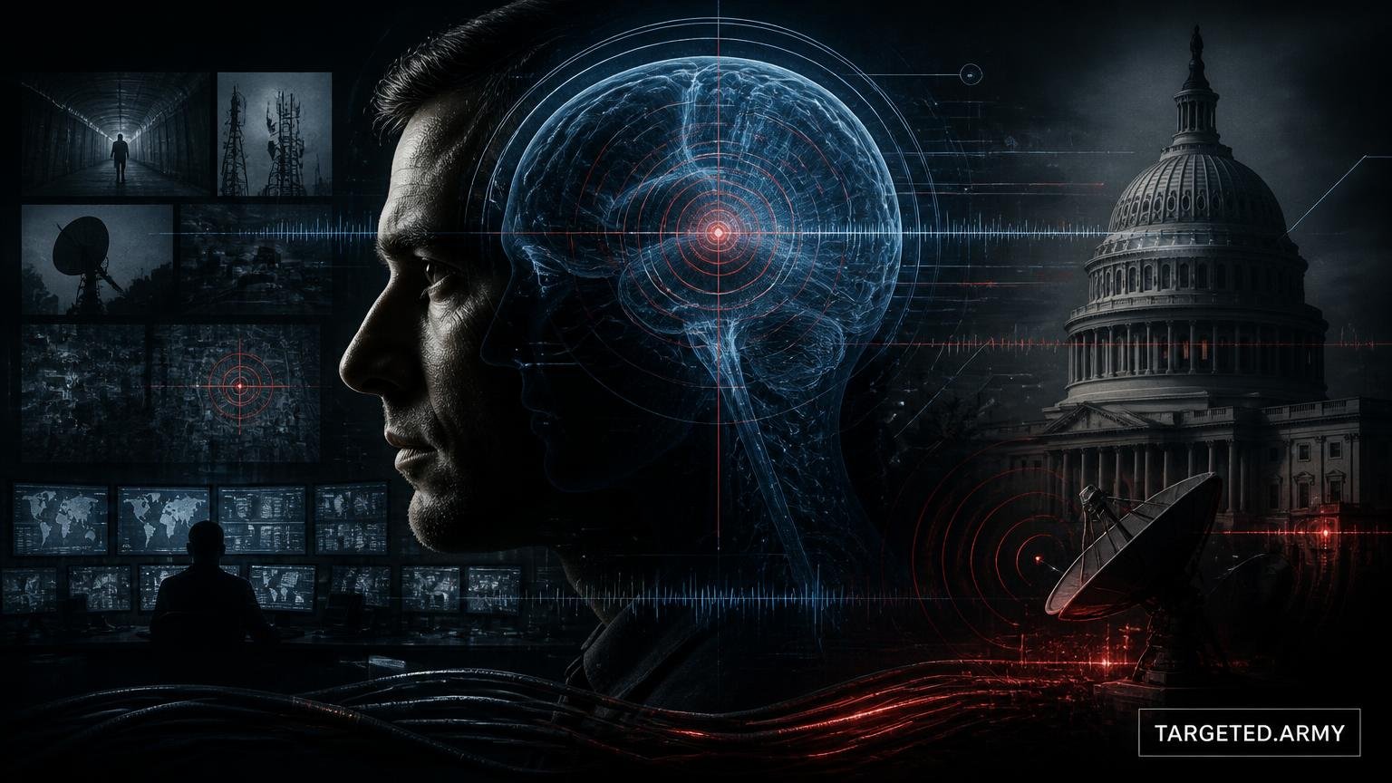 A cinematic TARGETED.ARMY editorial illustration representing the question: What evidence supports the existence of Project Puppet?