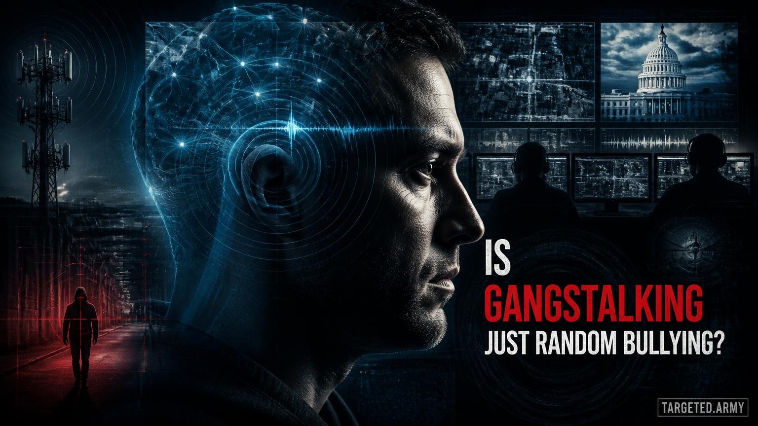 Thumbnail for Is gangstalking just random bullying?