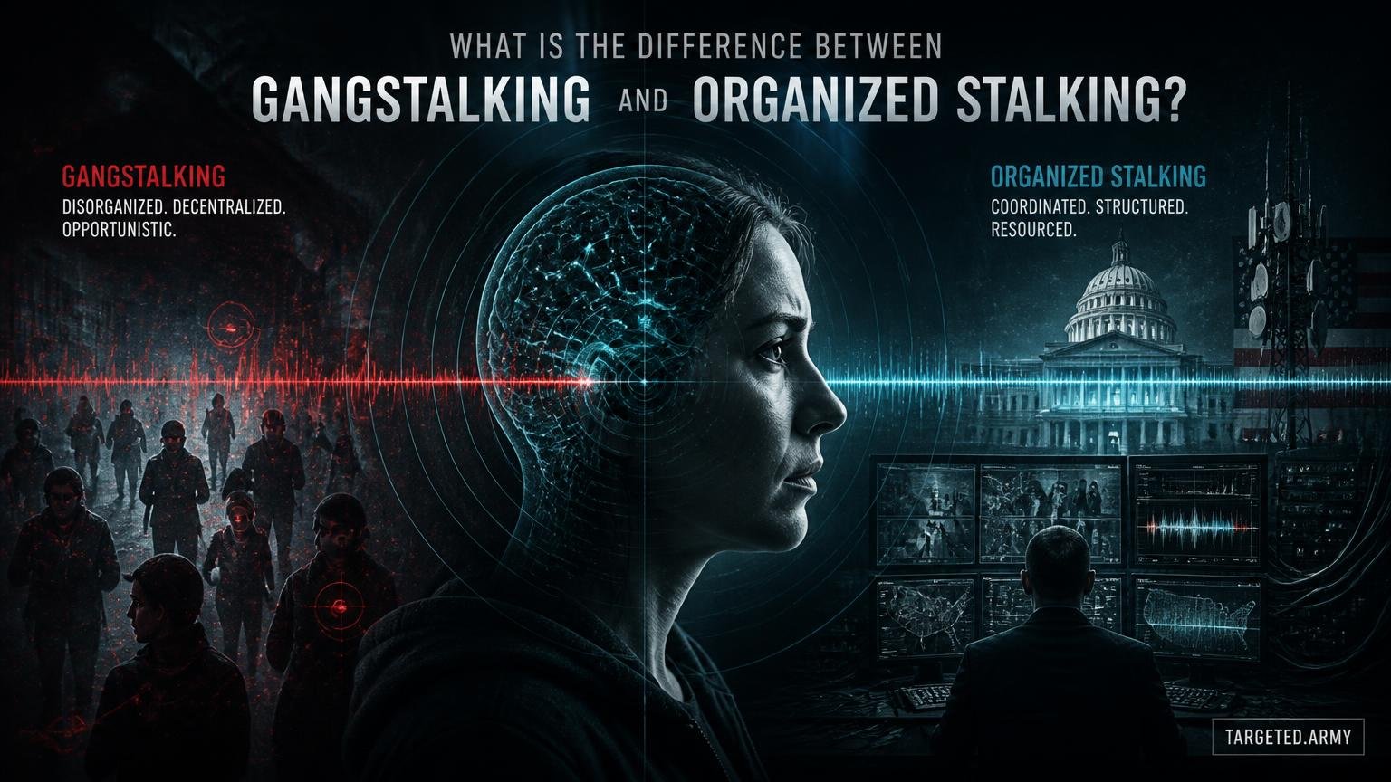 Thumbnail for What is the difference between gangstalking and organized stalking?