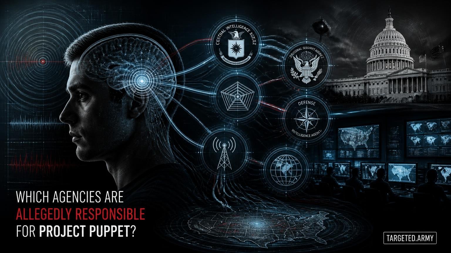 Thumbnail for Which agencies are allegedly responsible for Project Puppet?
