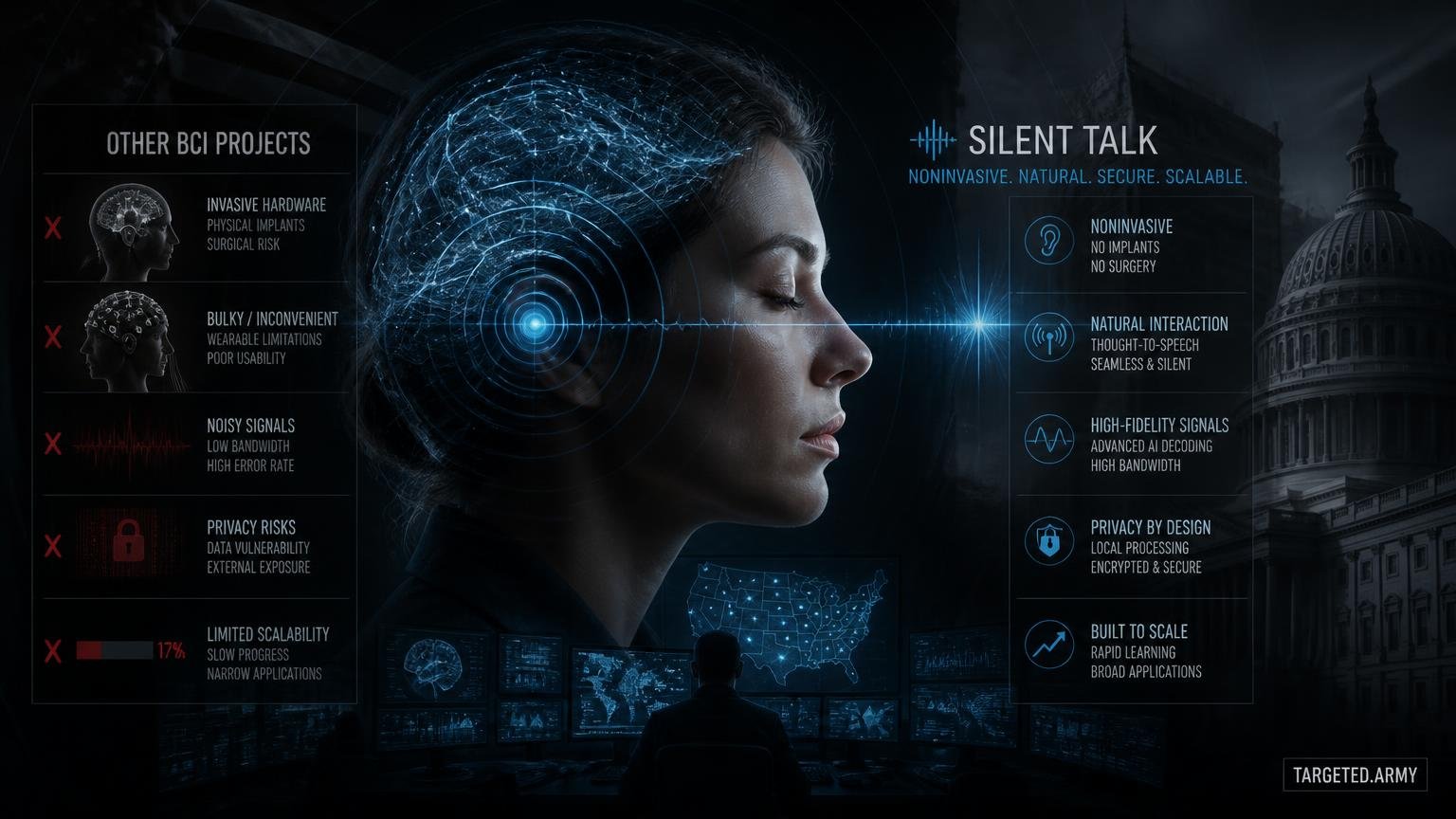Thumbnail for What is the difference between Silent Talk and other brain-computer interface projects?