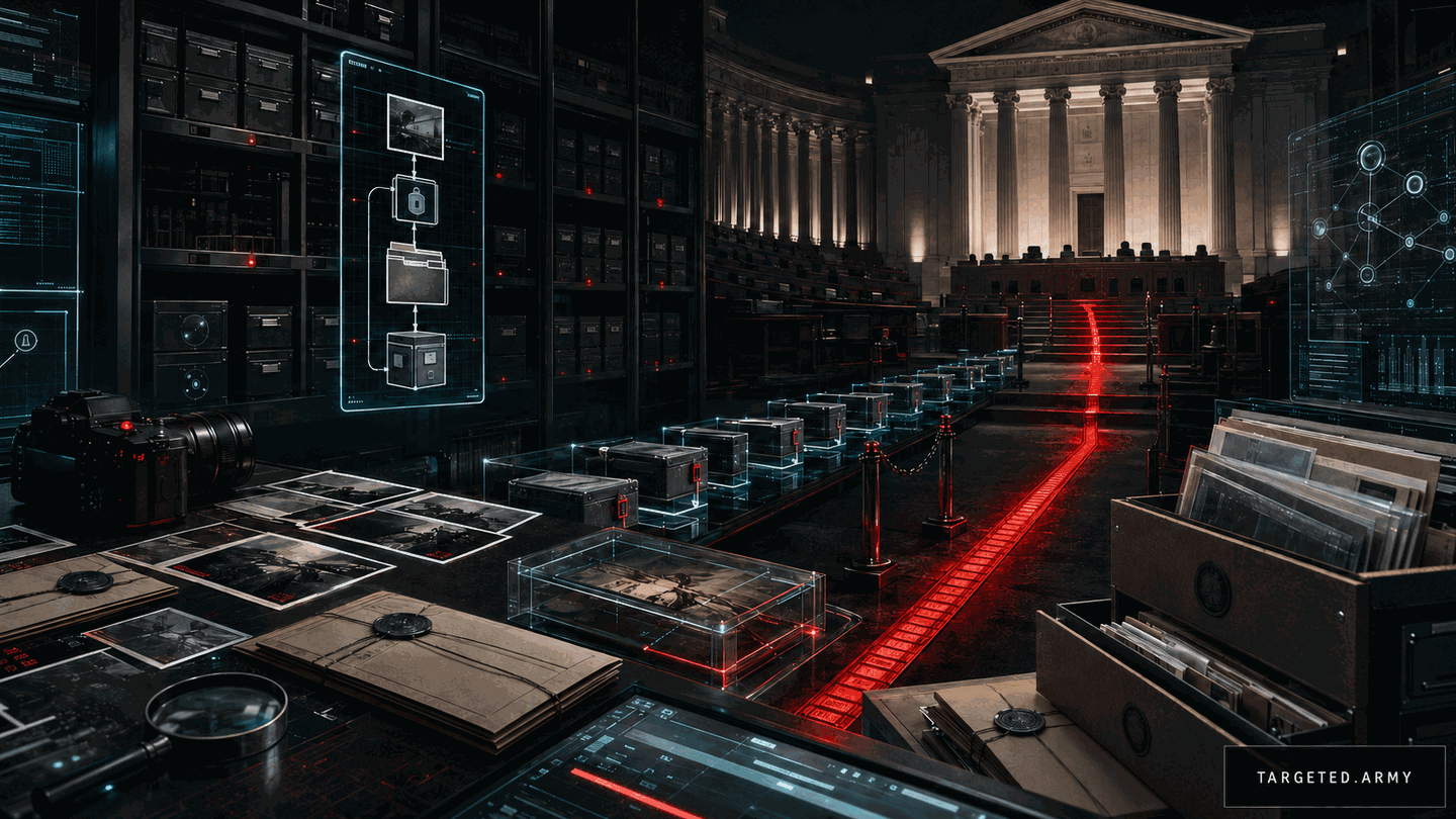 Preserved evidence records and timestamps forming a documented path toward lawful government oversight and accountability