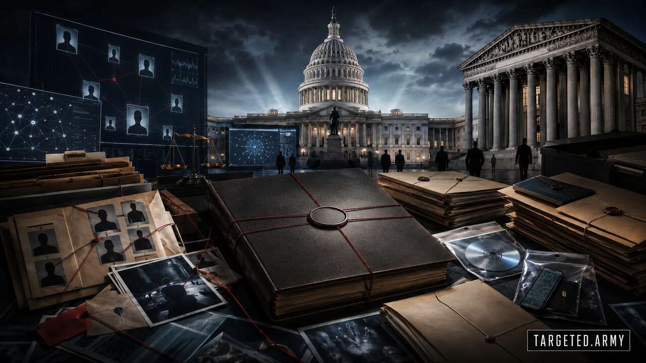 Congressional subpoenas, a Justice Department case ledger, sealed evidence, and an operator roster arranged for an independent investigation